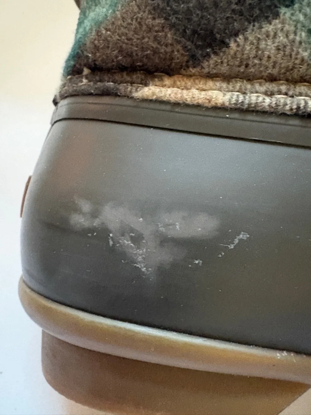 Sperry‎ Women's Saltwater 2-Eye Plaid Wool Duck Boots Size 9